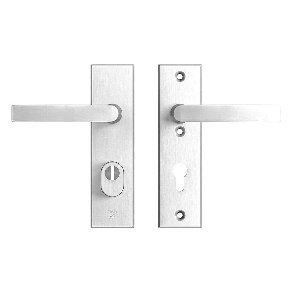 AXA Veiligheidsbeslag Edge Plus Kort Kruk-Kruk PC72 Anti-Kerntrek Alu SKG3-820479