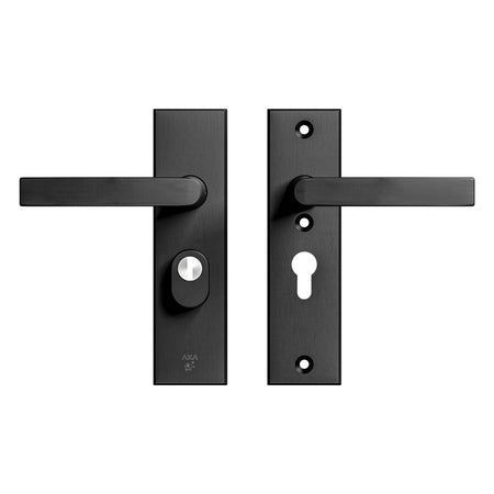 AXA Veiligheidsbeslag Edge Plus Kort Kruk-Kruk PC55 Anti-Kerntrek Zwart SKG3-820482