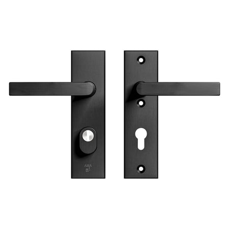 AXA Veiligheidsbeslag Edge Plus Kort Kruk-Kruk PC72 Anti-Kerntrek Zwart SKG3-820483