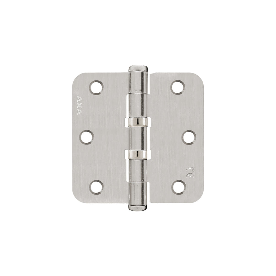 AXA Scharnier Kogellager Ronde Hoek RVS 76x76mm-820486