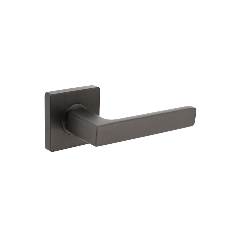 Deurkruk Hera Op Geveerde Rozet 55x55x10mm 7mm Nokken Antraciet-Grijs-820490