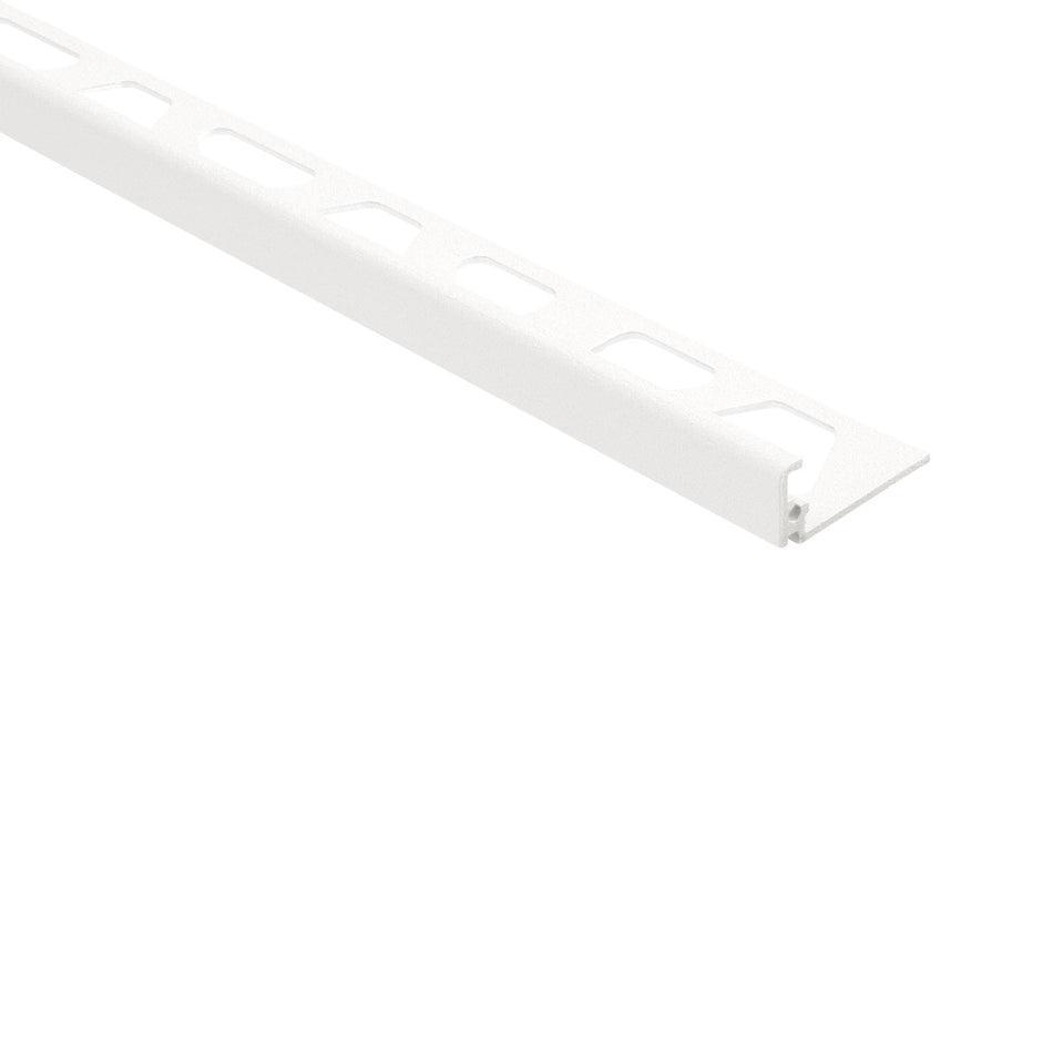 Schlüter Tegelprofiel J100MBW Aluminium Mat Zuiverwit 10mm x 300cm-821051