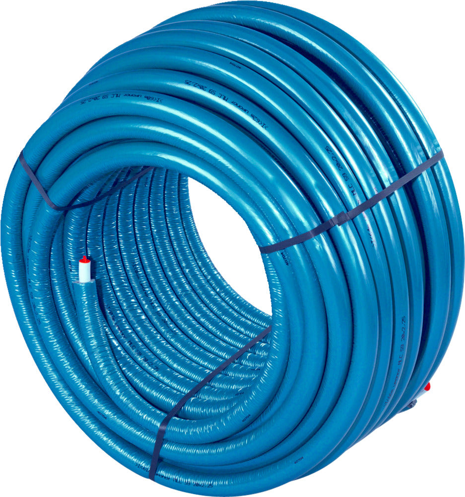 Uponor Uni Pipe PLUS Meerlagenbuis Voorgeïsoleerd Blauw 100m-822203