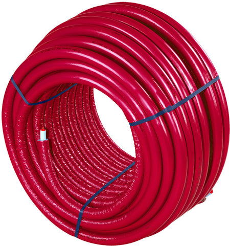 Uponor Uni Pipe PLUS Meerlagenbuis Voorgeïsoleerd Rood 100m-822206