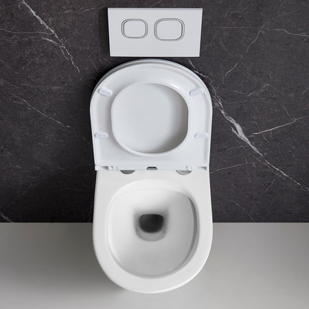 Wandcloset Genova Rimless Inclusief Softclose Wc Bril-822209