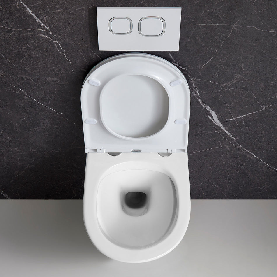 Wandcloset Genova Rimless Inclusief Softclose Wc Bril-822209