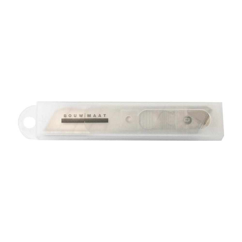 Bouwmaat Afbreekmes 18 mm in dispenser, 10 stuks-822545