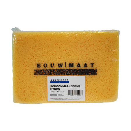 Bouwmaat Schoonmaakspons 170x115x70 mm geel hydro-822558