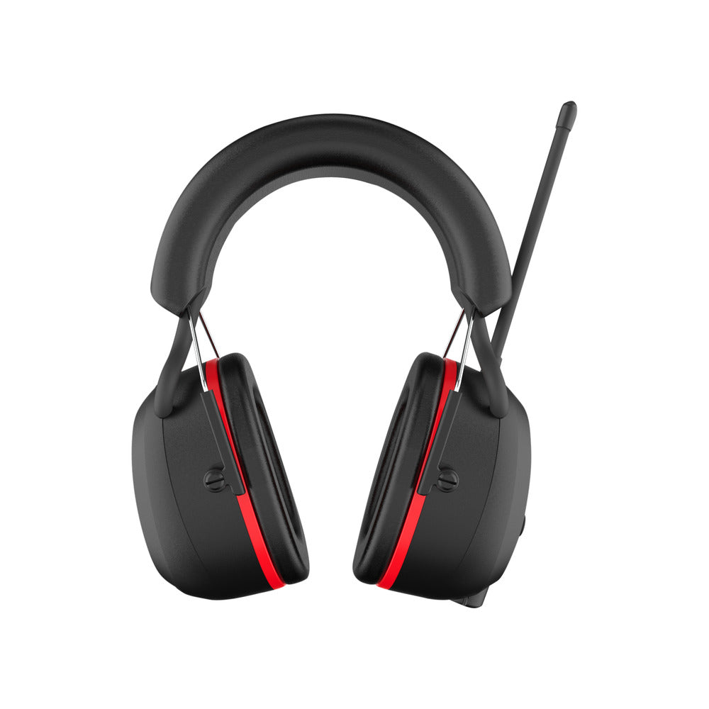 PerfectPro H-40 Oorkappen Met FM, DAB En Bluetooth Verbinding Zwart/Rood-823072