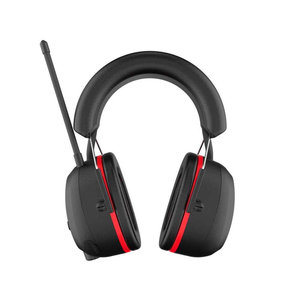 PerfectPro H-40 Oorkappen Met FM, DAB En Bluetooth Verbinding Zwart/Rood-823072