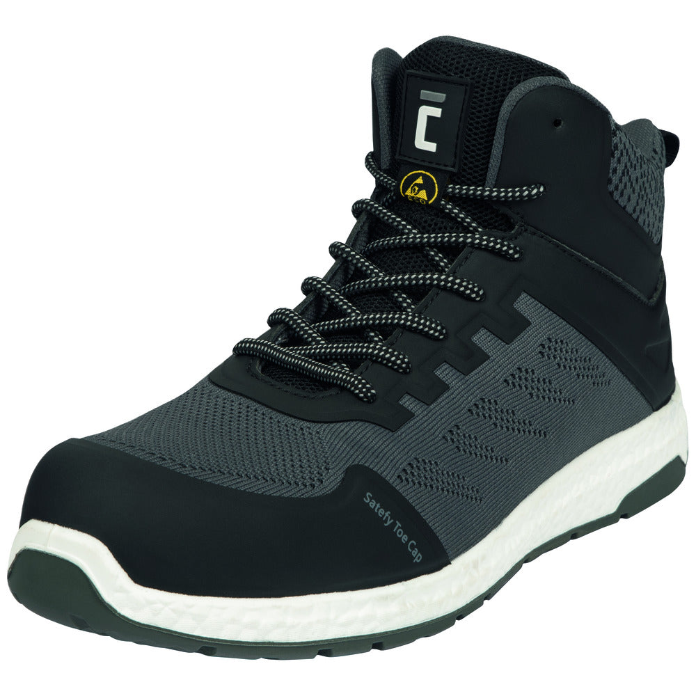 CERVA Veiligheidsschoen Duvaag S1P/SRC/ESD Hoog Grijs-823320