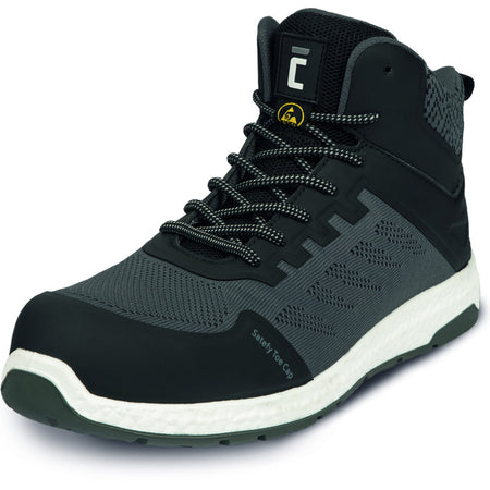 CERVA Veiligheidsschoen Duvaag S1P/SRC/ESD Hoog Grijs-823323