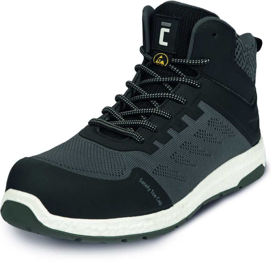 CERVA Veiligheidsschoen Duvaag S1P/SRC/ESD Hoog Grijs-823323