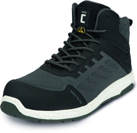 CERVA Veiligheidsschoen Duvaag S1P/SRC/ESD Hoog Grijs-823324