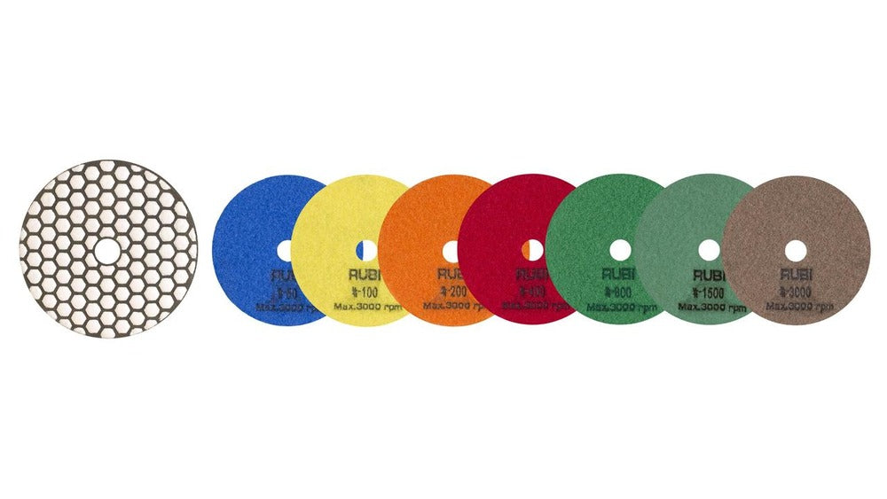 Rubi Diamant Schuur- En Polijstpad Droog Korrelgrootte 50 ø 100mm-823505