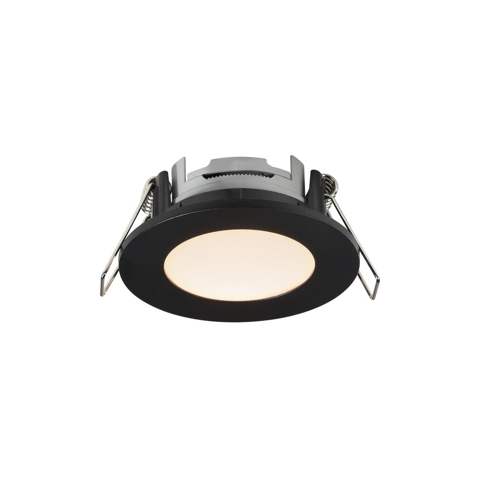 Nordlux Inbouwspot Leonis Zwart Rond 4,5W IP65 3st-823790
