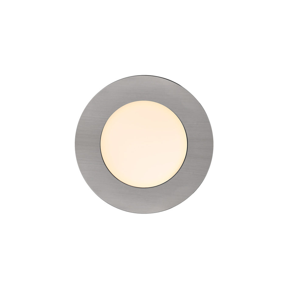 Nordlux Inbouwspot Leonis Geborsteld Nikkel Rond 4,5W IP65-823792