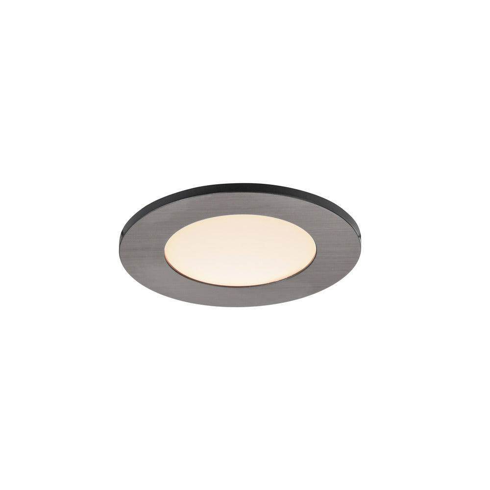 Nordlux Inbouwspot Leonis Geborsteld Nikkel Rond 4,5W IP65-823792