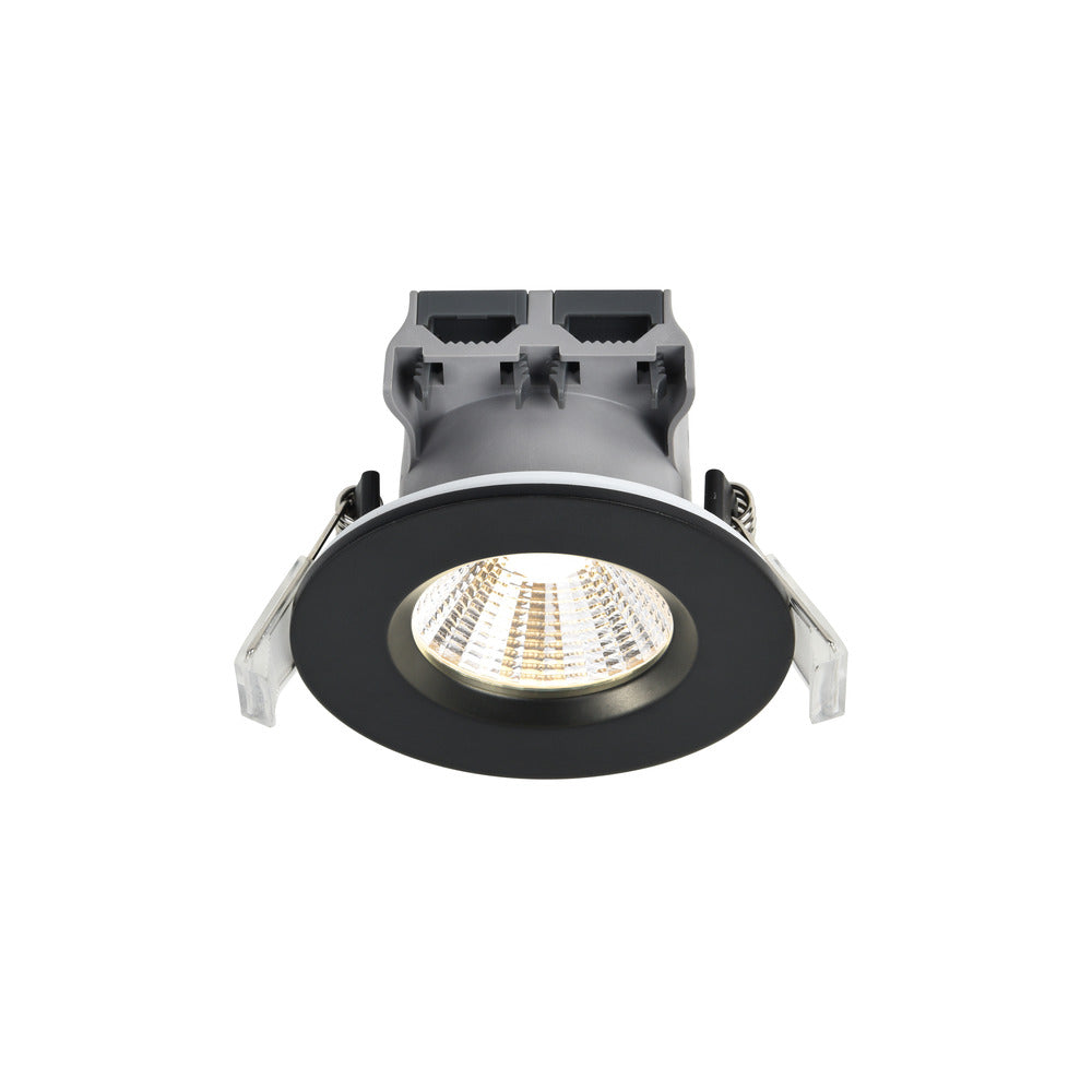 Nordlux Inbouwspot Fremont Zwart Rond 4,5W Dimbaar Kantelbaar IP65 3st-823794