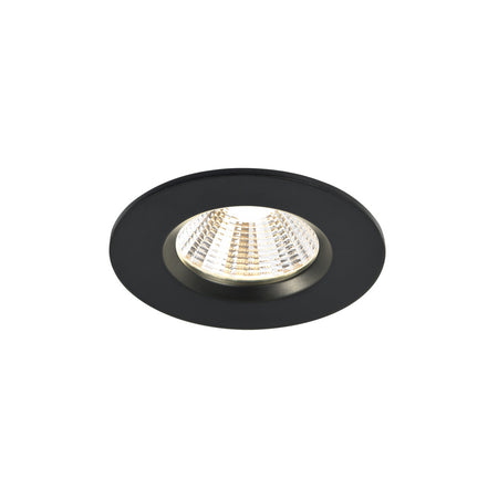 Nordlux Inbouwspot Fremont Zwart Rond 4,5W Dimbaar Kantelbaar IP65 3st-823794