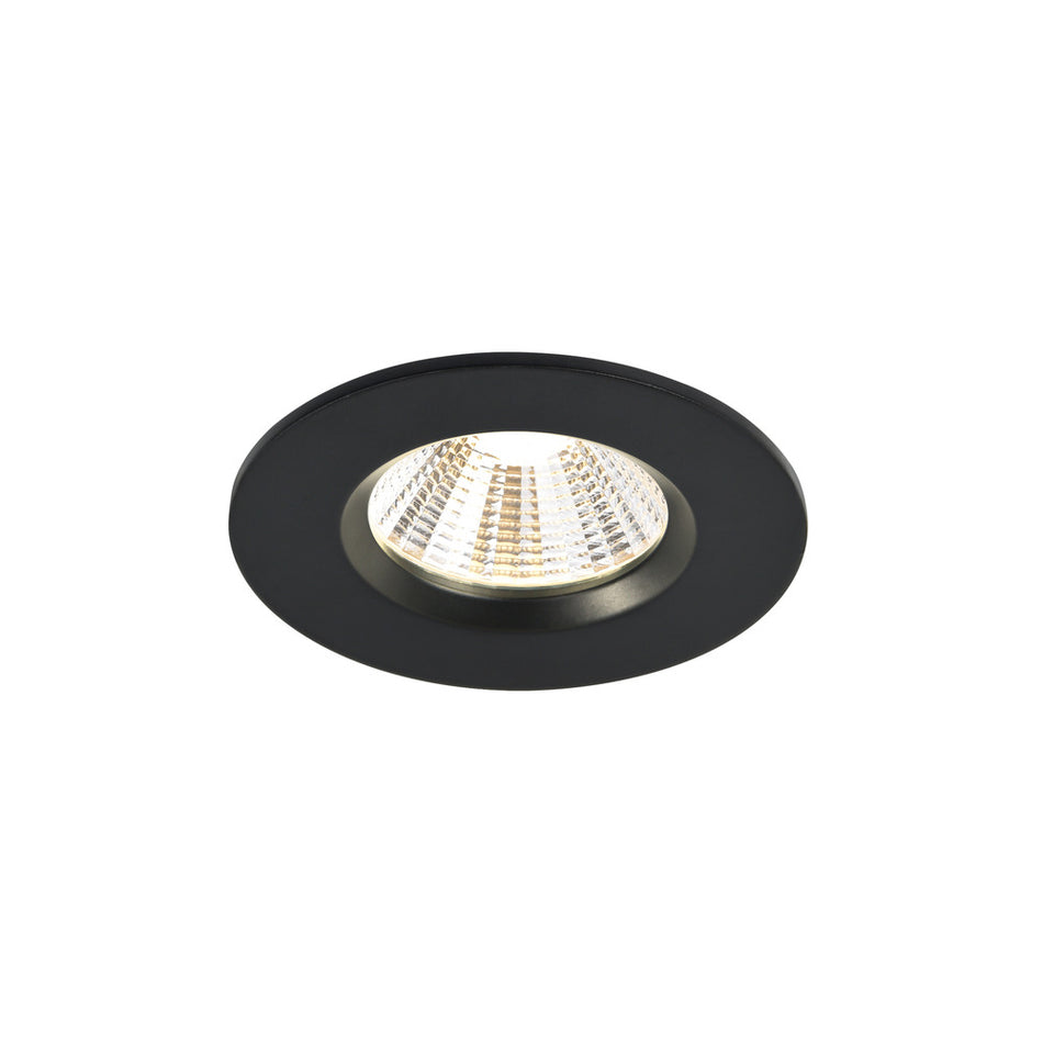 Nordlux Inbouwspot Fremont Zwart Rond 4,5W Dimbaar Kantelbaar IP65 3st-823794