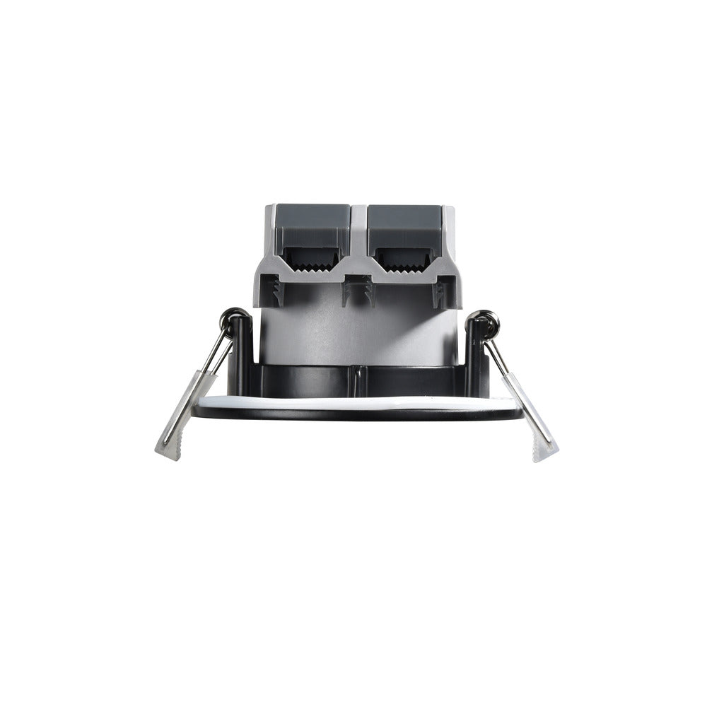 Nordlux Inbouwspot Fremont Zwart Rond 4,5W Dimbaar Kantelbaar IP65 3st-823794