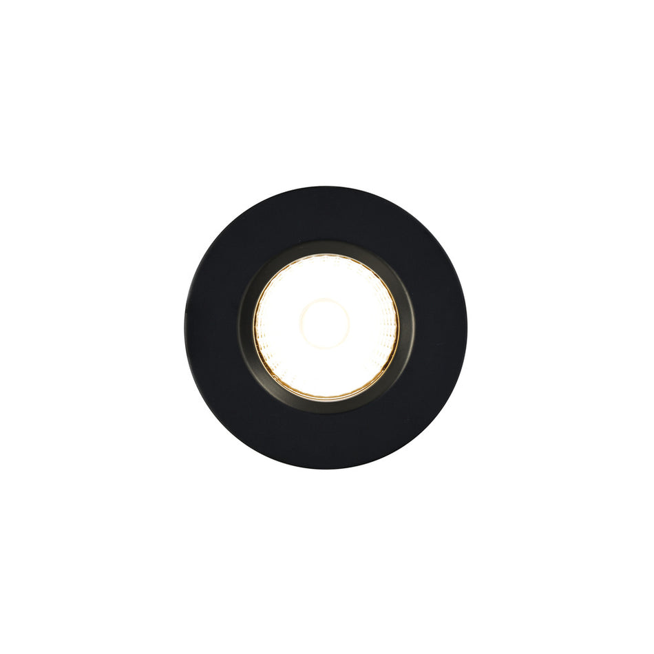 Nordlux Inbouwspot Fremont Zwart Rond 4,5W Dimbaar Kantelbaar IP65 3st-823794