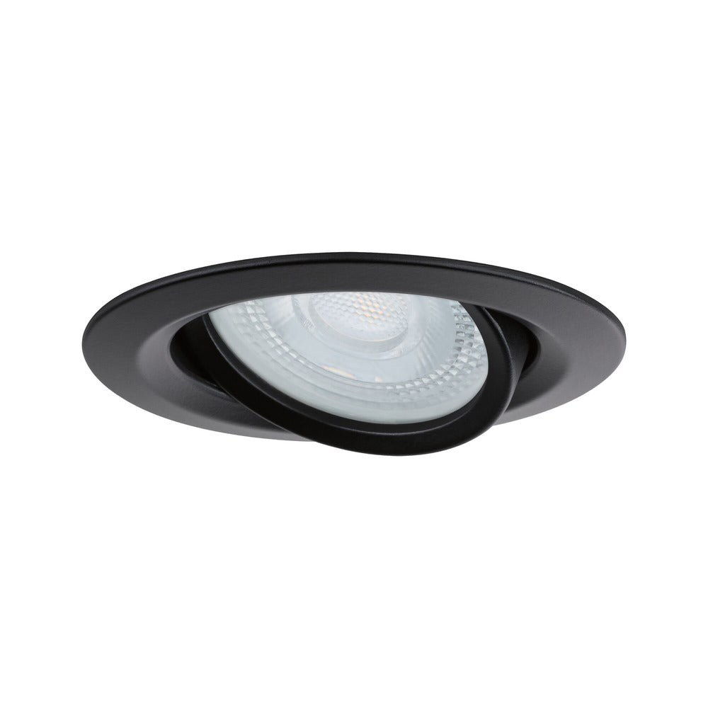 Paulmann Inbouwspot Nova Plus Mat Zwart Rond 35W Dimbaar Kantelbaar IP65-824740