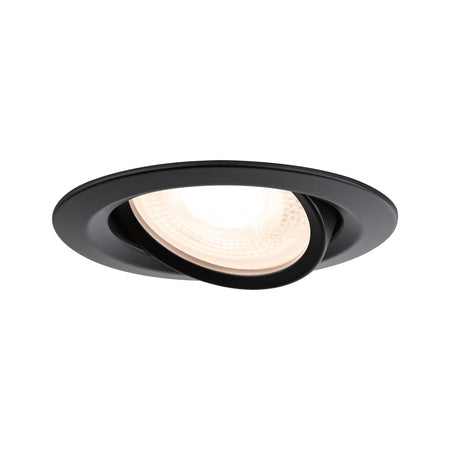 Paulmann Inbouwspot Nova Plus Mat Zwart Rond 35W Dimbaar Kantelbaar IP65-824740