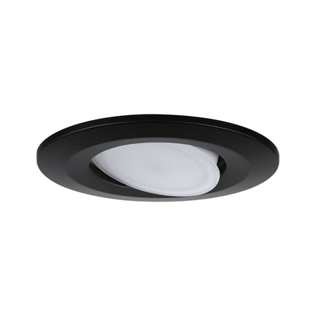 Paulmann Inbouwspot Calla Mat Zwart Rond 6W Kantelbaar IP65-824741