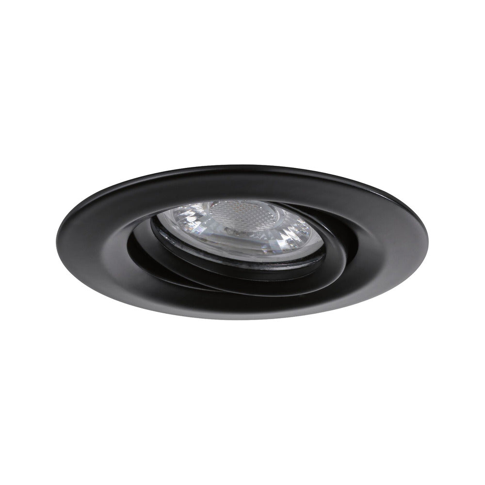 Paulmann Inbouwspot Nova Mini Mat Zwart Rond 4W Kantelbaar 3st-824745