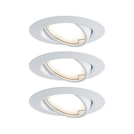Paulmann Inbouwspot Base Wit Rond 5W Kantelbaar 3st-824752