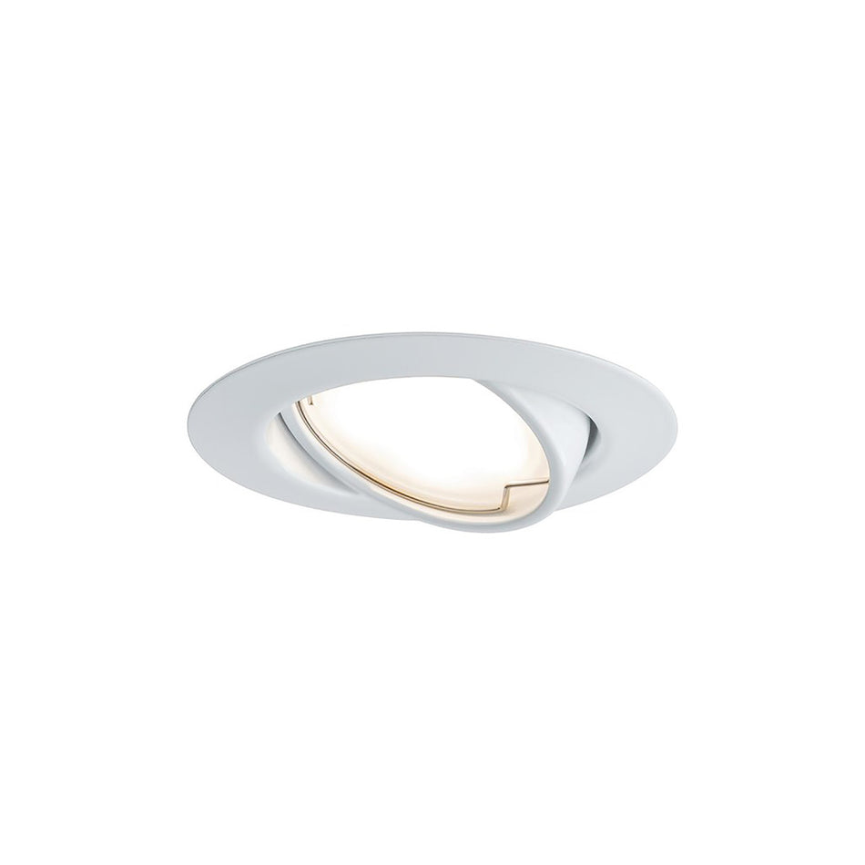 Paulmann Inbouwspot Base Wit Rond 5W Kantelbaar 3st-824752
