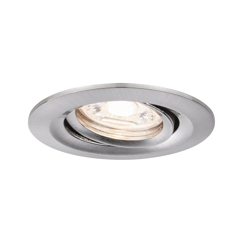 Paulmann Inbouwspot Nova Mini Geborsteld Aluminium Rond 4W-824761