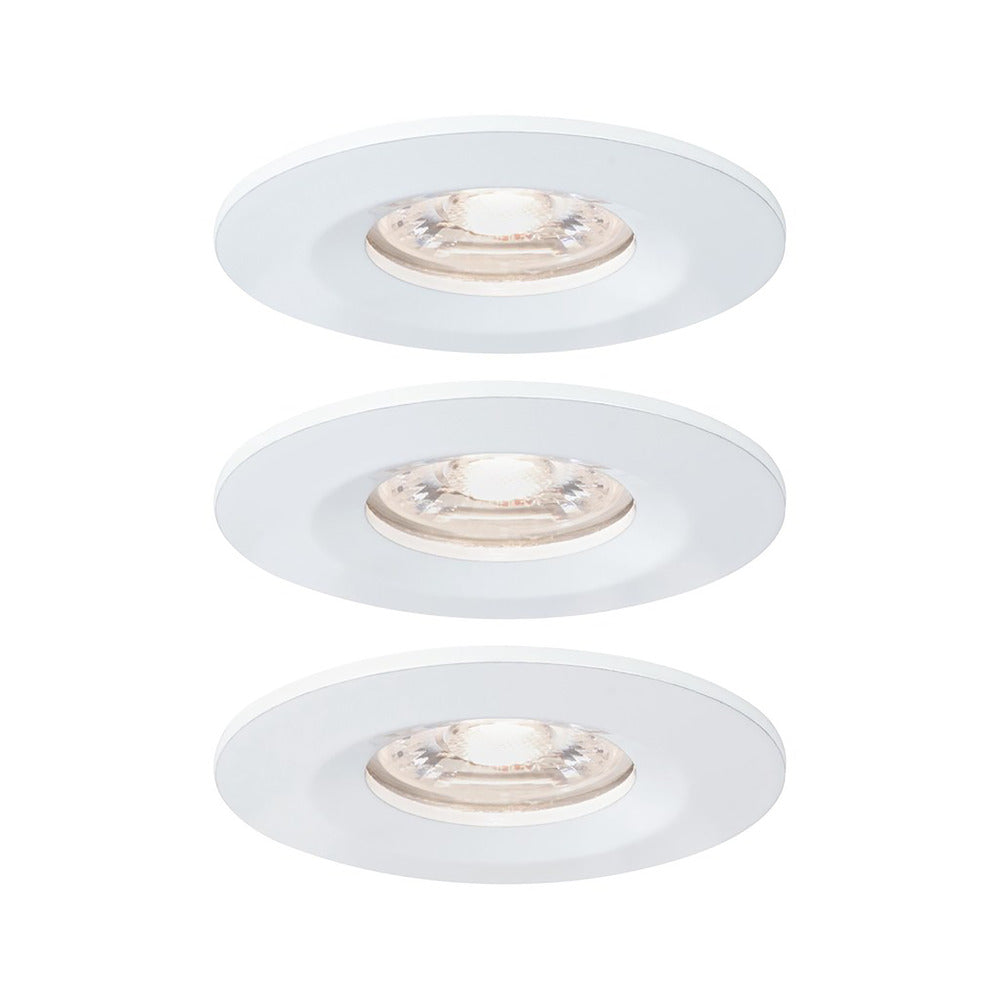Paulmann Inbouwspot Nova Mini Mat Wit Rond 4W IP44 3st-824764
