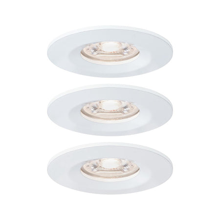 Paulmann Inbouwspot Nova Mini Mat Wit Rond 4W IP44 3st-824764