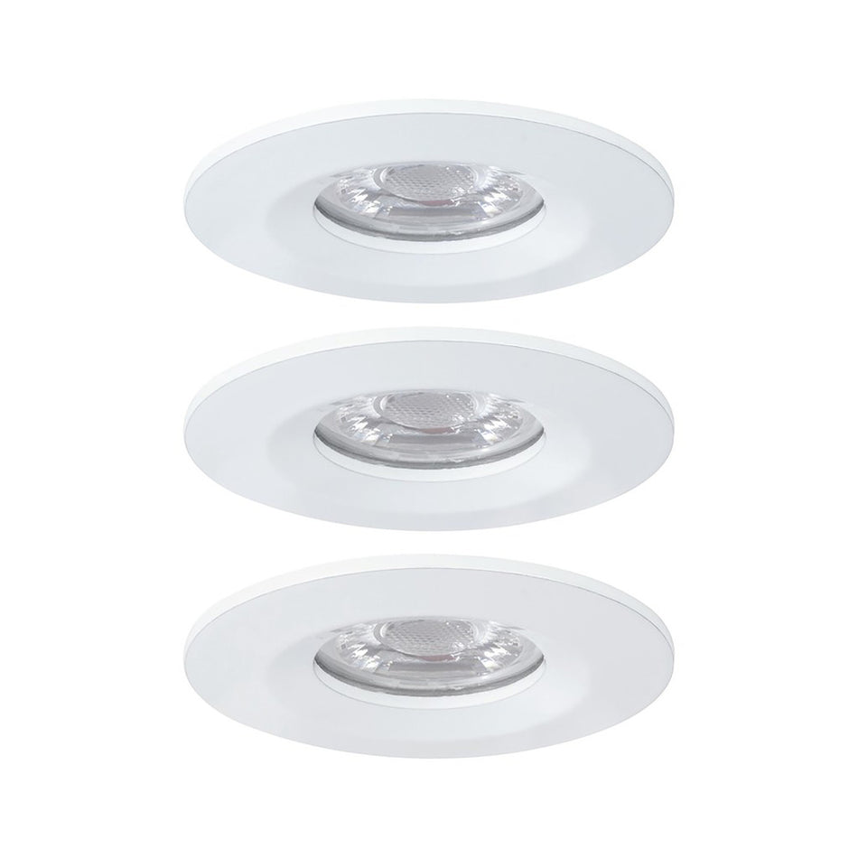 Paulmann Inbouwspot Nova Mini Mat Wit Rond 4W IP44 3st-824764