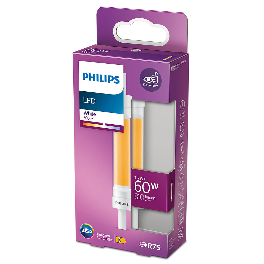 Philips LED Spot 60W R7S Warmwit Mat 118mm-824783