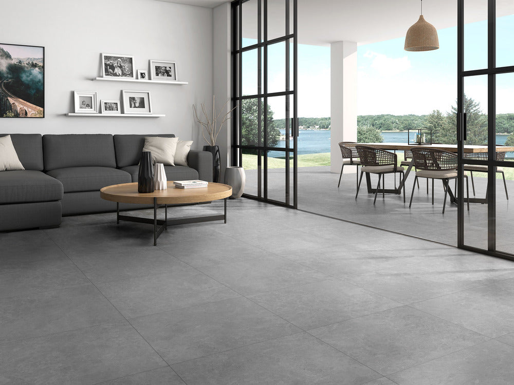 Vloertegel Breccia Grigio Grijs Mat Gerectificeerd 60x60cm 1,44m2-825581