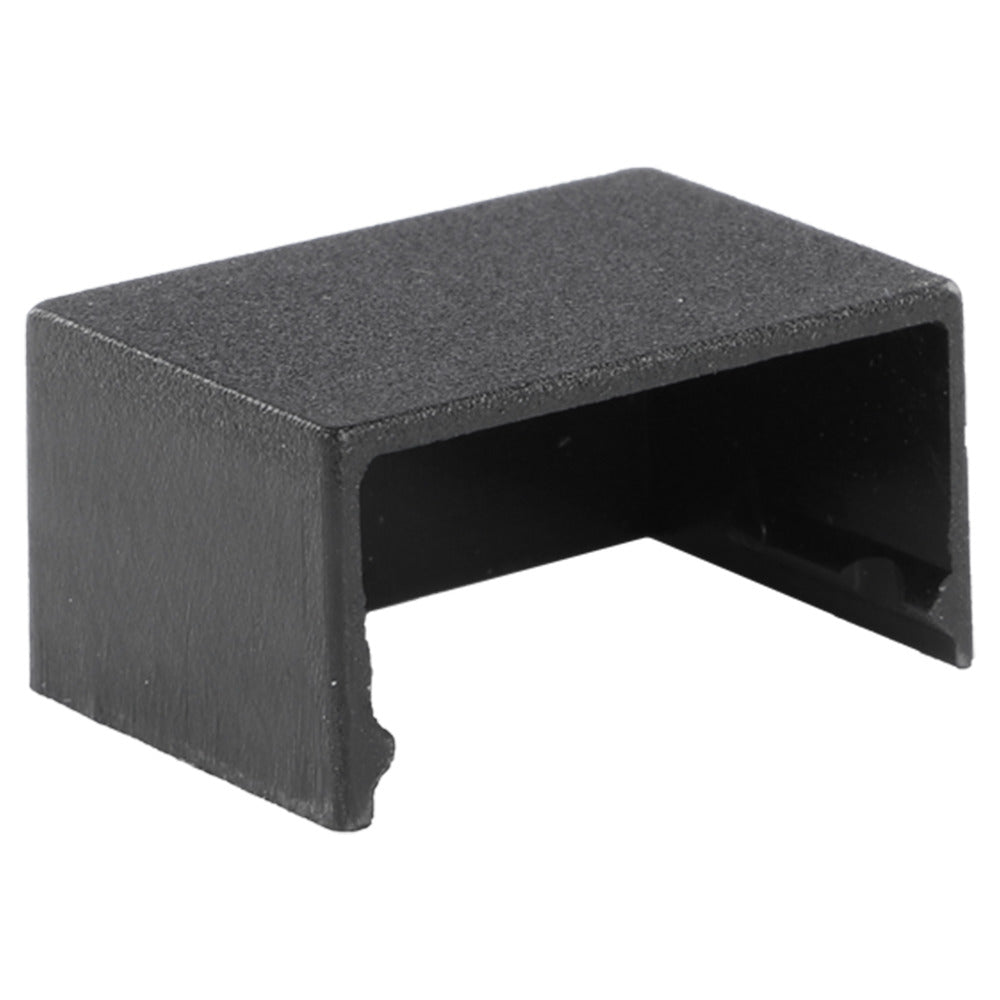 Q-Link Leidinglijst Eindkap Zwart 20x10mm-827282