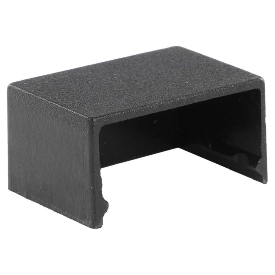 Q-Link Leidinglijst Eindkap Zwart 20x10mm-827282