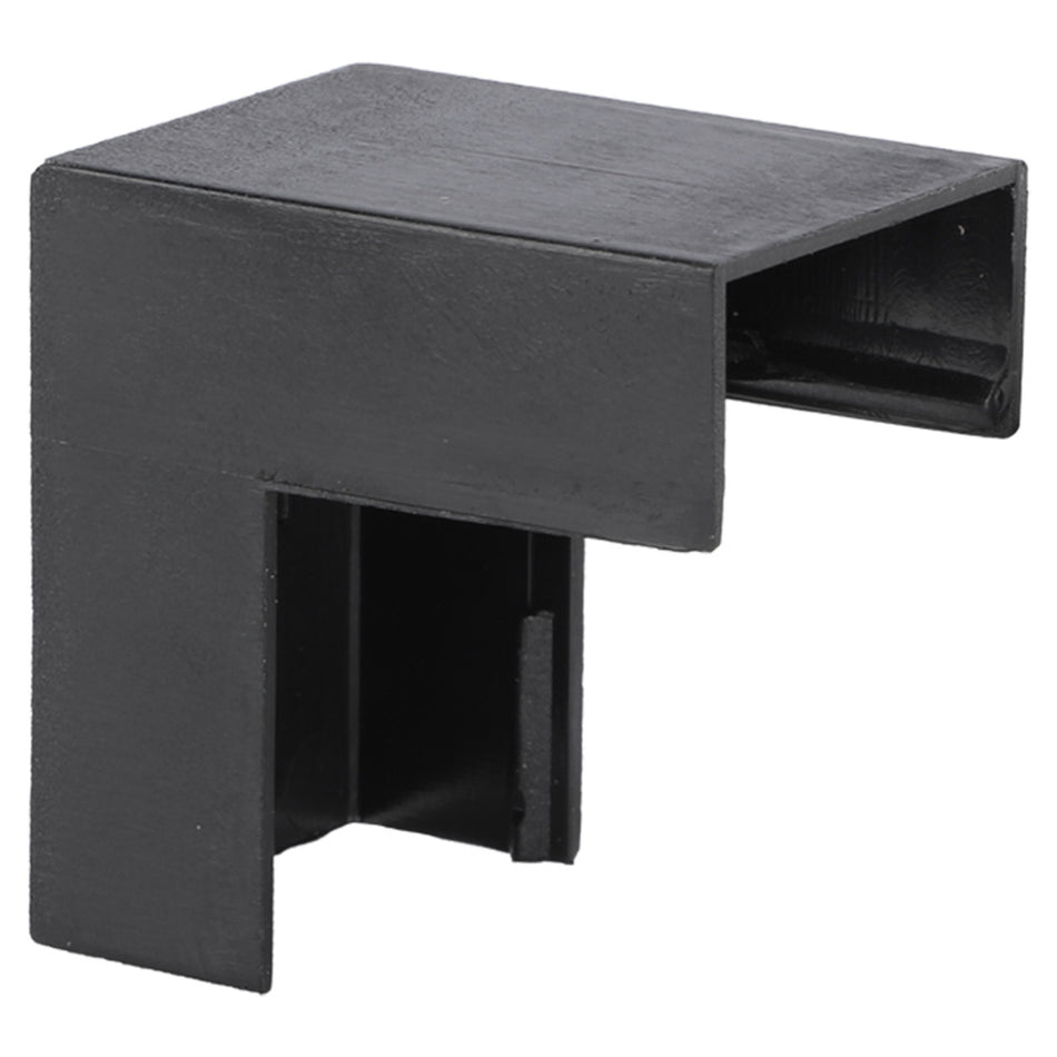 Q-Link Leidinglijst Buitenhoek Zwart 20x10mm-827285