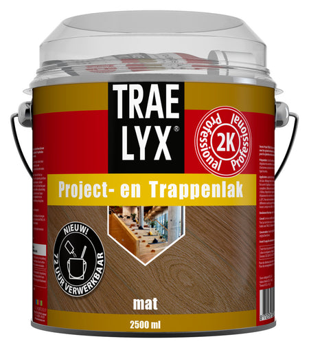 Trae Lyx Project-en Trappenlak Mat 2K 2,5L-827333