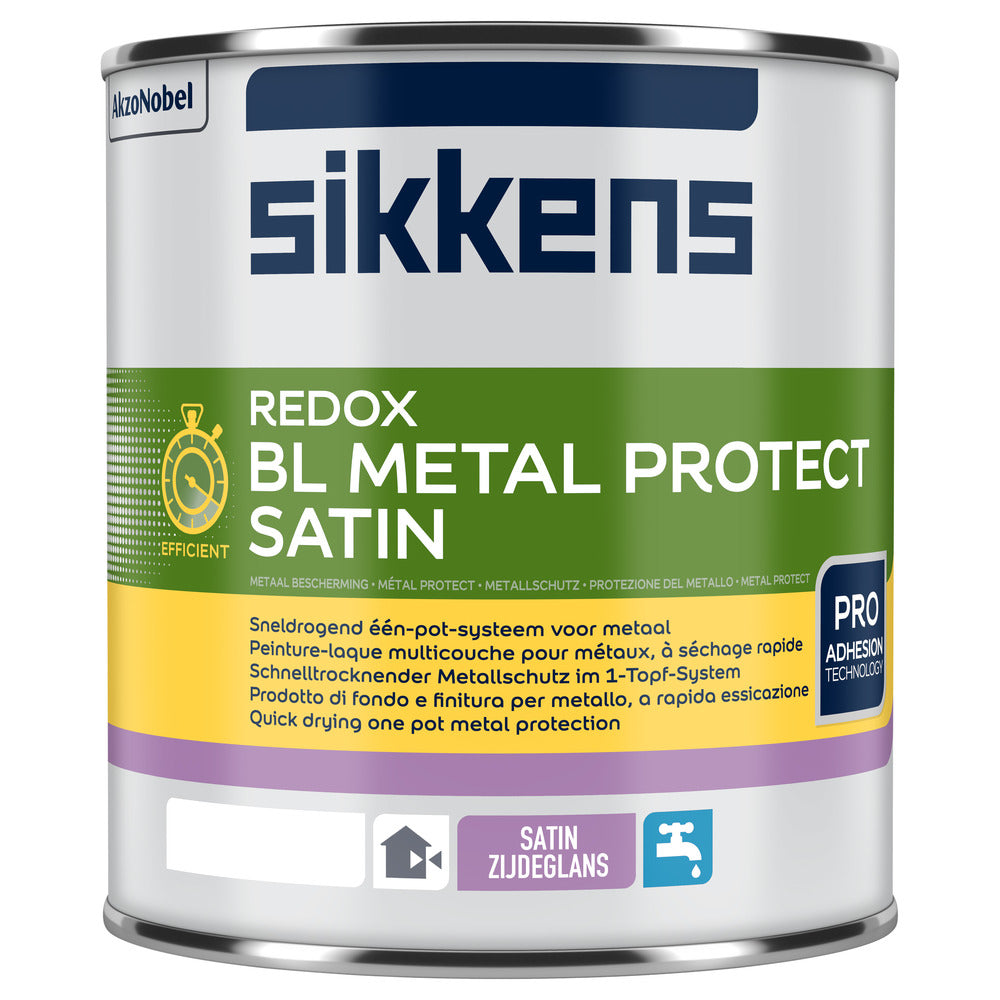 Sikkens Lak Redox BL Metal Protect Satin Wit/W05 1L-827750