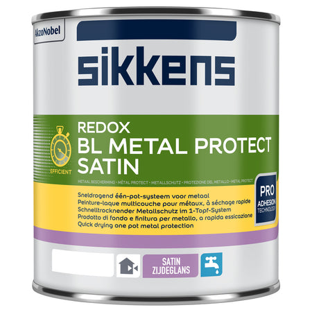Sikkens Lak Redox BL Metal Protect Satin Wit/W05 1L-827750