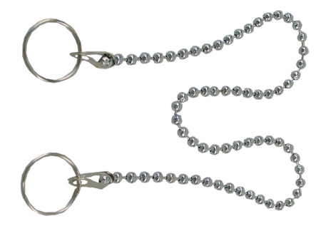 Kogelketting 50 cm chroom-828131