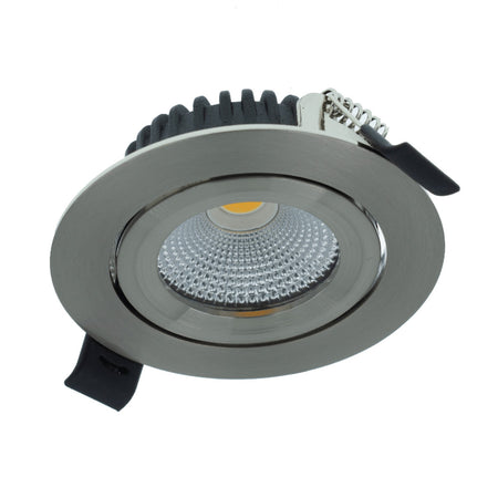 MBL Lighting Inbouwspot Luna 2700 RVS Rond 5W Kantelbaar IP44-829824