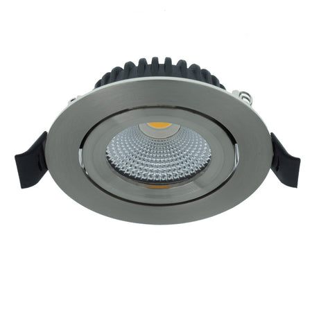 MBL Lighting Inbouwspot Luna 2700 RVS Rond 5W Kantelbaar IP44-829824