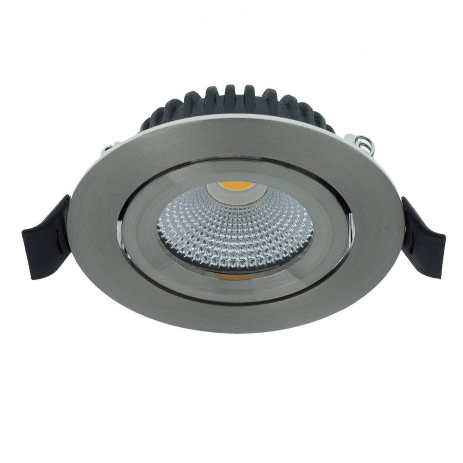 MBL Lighting Inbouwspot Luna 2700 RVS Rond 5W Kantelbaar IP44-829824