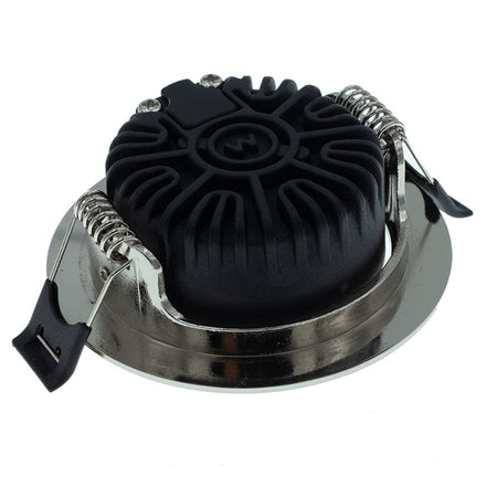 MBL Lighting Inbouwspot Luna 2700 RVS Rond 5W Kantelbaar IP44-829824